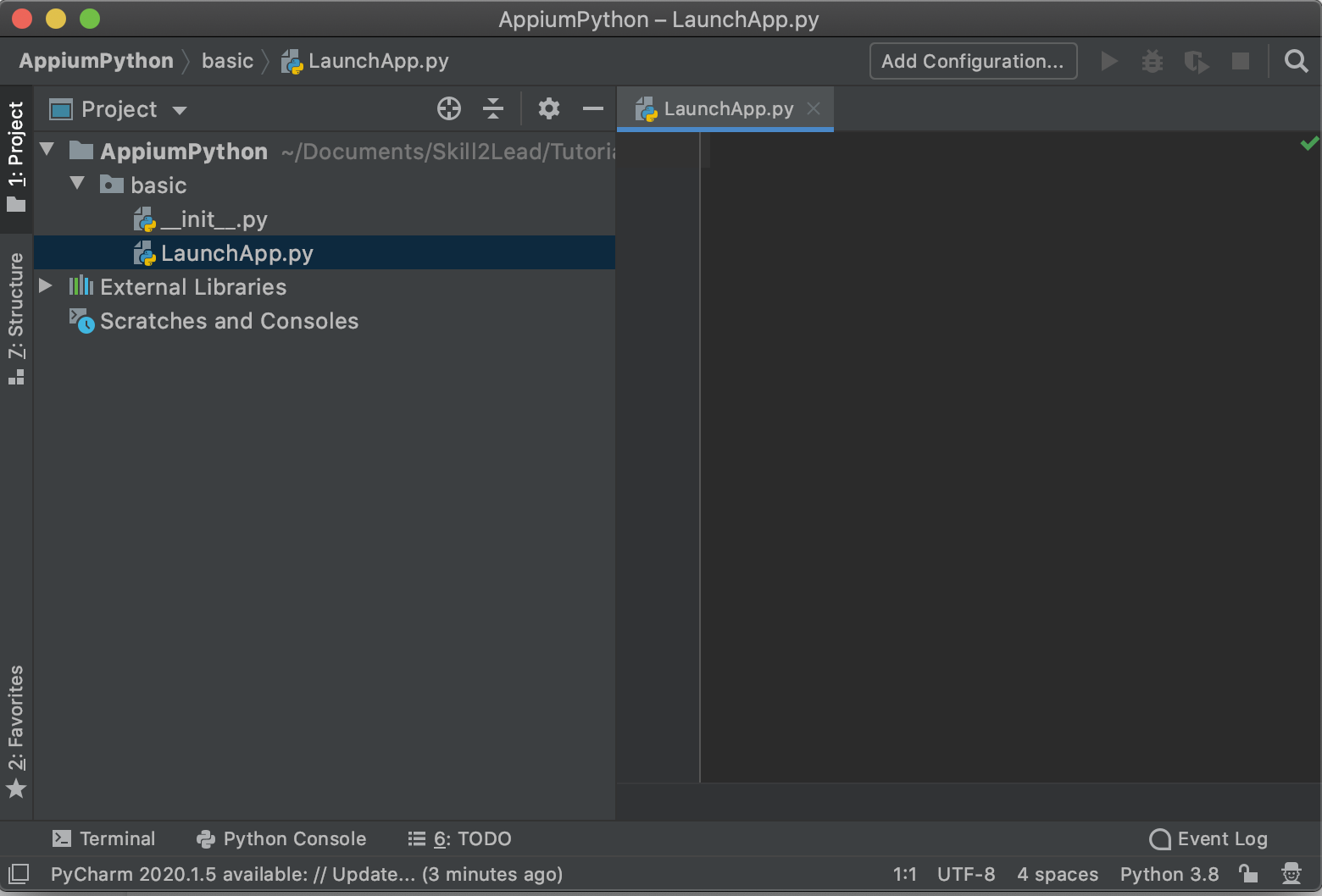 Python File is Created